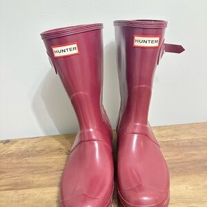 Hunter purple Rain Boots